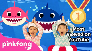サメのかぞく | ちびサメ | Baby Shark 日本語 | どうぶつのうた | ピンクフォン童謡